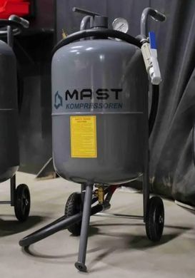 Напорный пескоструйный аппарат MAST MSB10 38 л, 0.8 МПа, 1.0-1.5 м&sup3;/мин
