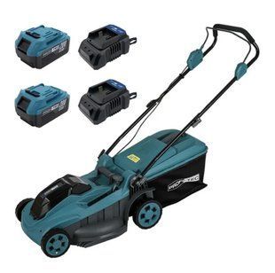 Аккумуляторная газонокосилка PROFI-TEC EcoCut 43 Lite (2&times;4.0 Ач, ЗУ)