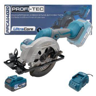 Дисковая пила PROFI-TEC PPCA14020 1&times;4.0 Ач, ЗУ