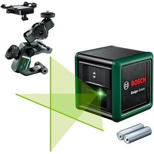 Лазерний нівелір Bosch Quigo Green Basic, зелений промінь, 12 м