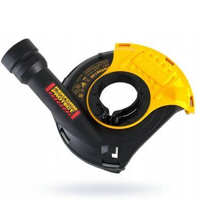 Кожух - адаптер на пилосос для кутових шліфмашин DeWALT DWE46150