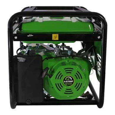 Бензиновый однофазный генератор Greenfield G-EC7500P 6,5&ndash;7 кВт, электростанция, электрогенератор