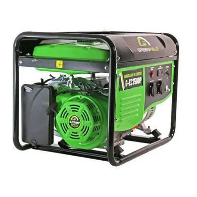 Бензиновый однофазный генератор Greenfield G-EC7500P 6,5&ndash;7 кВт, электростанция, электрогенератор