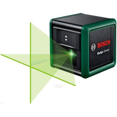 Лазерный нивелир Bosch Quigo Green Basic, зеленый луч, 12 м