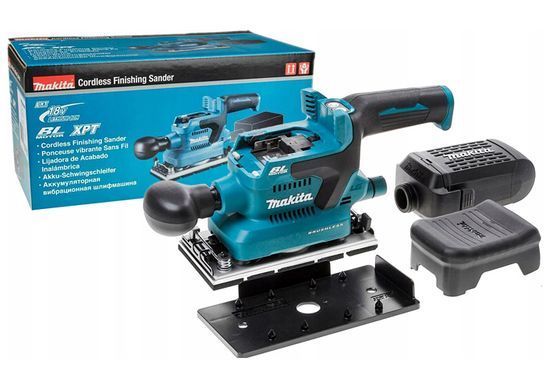 Акумуляторна віброшліфмашина Makita DBO382Z 18В, 93&times;185 мм, 12000 об/хв
