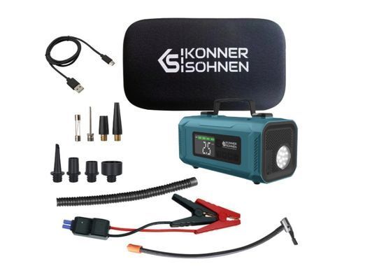 Пусковое устройство для авто с компрессором Konner&Sohnen JSP-2000