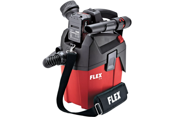 Акумуляторний пилосос FLEX 18V, 12000 Па, 6 л, 1400 л/хв, без АКБ