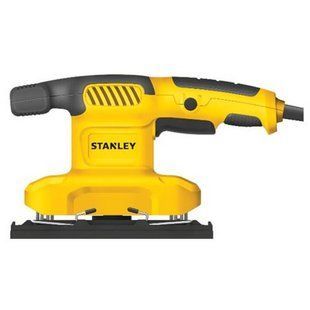 Шліфмашина вібраційна мережева STANLEY : P= 280 Вт, платформа 185 х 91 мм, лист 93 х 230 мм