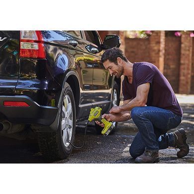 Аккумуляторный компрессор автомобильный RYOBI R18PI-0, 18 В, 16 л/мин, 10,3 бар