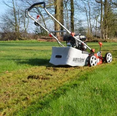 Бензиновый аэратор-скарификатор HECHT 5676 2 в 1 &mdash; Briggs & Stratton 750, 40 см, 45 л