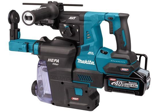 Аккумуляторный перфоратор XGT Makita HR004GM201 SDS-Plus 40 V Max, 2,9 Дж, 2&times;4 Ач