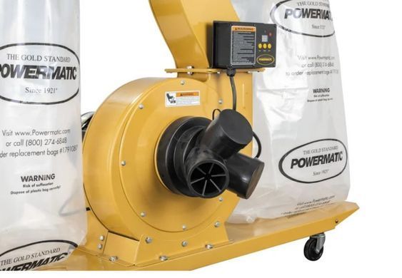 Стружковідсмоктувач Powermatic PM1900CK 3,8 кВт 400 В 2900 м&sup3;/год 2&times;150 л