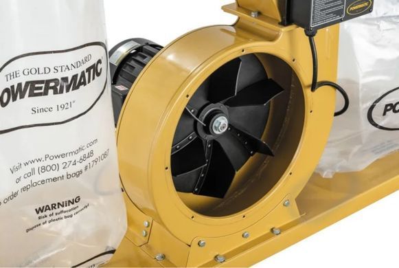 Стружковідсмоктувач Powermatic PM1900CK 3,8 кВт 400 В 2900 м&sup3;/год 2&times;150 л