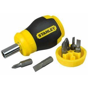 Отвертка держатель бит HEX 1/4 "Multibit Stubby" : 6 насадок (комплект 7 шт.)