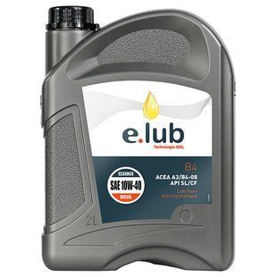 Моторное масло Igol E.LUB 10W40 2 л, синтетическое, ACEA A3/B4, API SL/CF