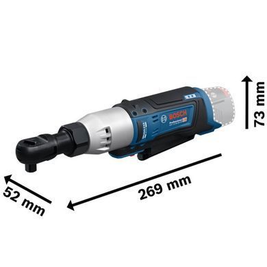Ключ-тріскачка акумуляторний Bosch GRC 12V-60 3/8" Professional, 60 Нм