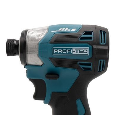 Акумуляторний імпульсний викрутка PROFI-TEC PID1820BL, 2&times;2.0 А&middot;г, ЗП, набір біт