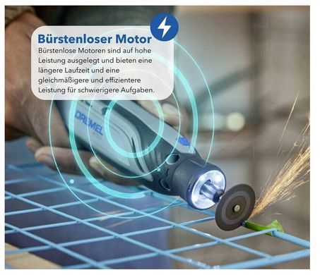 Багатофункціональний акумуляторний інструмент Dremel 8150-20, 7.2 В, 2 Ah