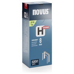 Скоби для степлера NOVUS H 37 8 мм super hard (5000 шт)