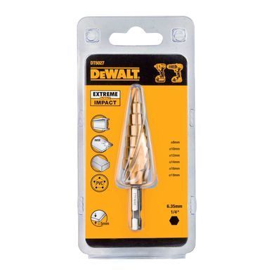 Cверло cтупенчатое по металлу 6-18мм DeWALT DT5027