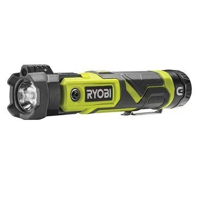 Фонарик аккумуляторный 4В USB, 640лм, бат. 2Ач, Ryobi. RLP4-120G (5133006131)