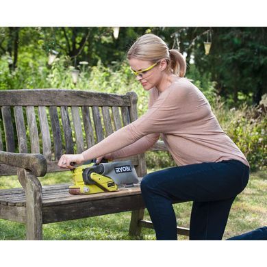 Шліфмашина стрічкова акумуляторна 18В ONE+, 76x457мм, 250 об/хв, Ryobi. R18BS-0 (5133002916)