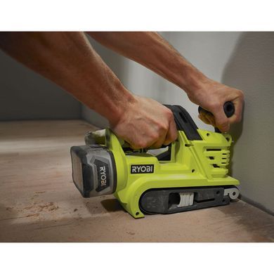 Шліфмашина стрічкова акумуляторна 18В ONE+, 76x457мм, 250 об/хв, Ryobi. R18BS-0 (5133002916)