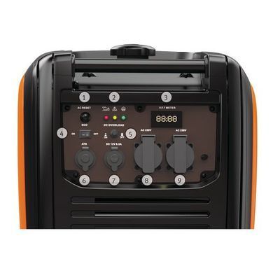 Инверторный генератор Unicraft PG-I 45 SE-S HC, 4.4 кВт (4 кВт ном.), 230 В, 12 л
