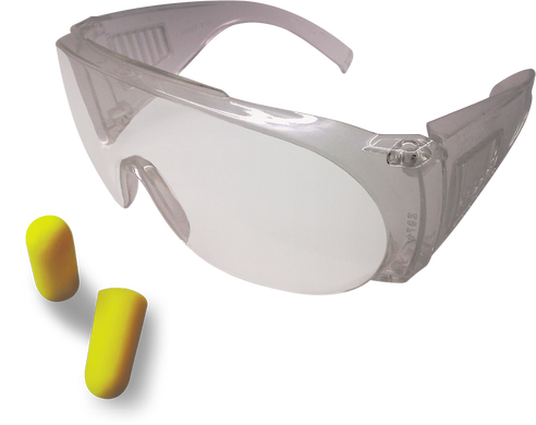 Захисний набір KS PRS -1 Полікарбонатні окуляри + Беруші.