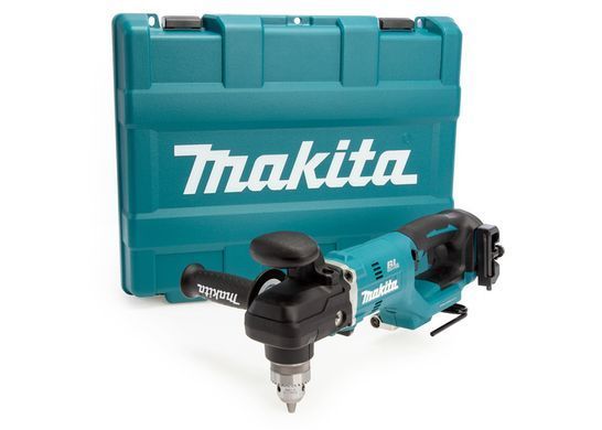 Аккумуляторная угловая дрель Makita DDA450ZK 18 В, патрон 13 мм