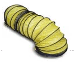 Шланг для подачі гарячого повітря 3м, 200&deg;C, GRUNFELD DFAH-50B 3M 200