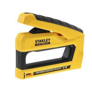 Степлер STANLEY "FatMax" : для скоб типу "G" (h=6-14 мм) та цвяхів типу "J" (L=12, 15 мм)