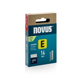 Цвяхи для степлера NOVUS тип J (тип E, сталь) для деревини
