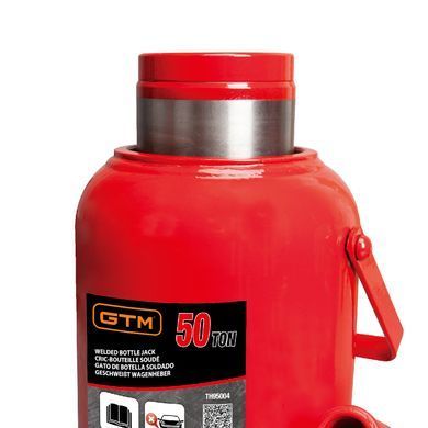Домкрат гидравлический бутылочный GTM TH95004, 50 т