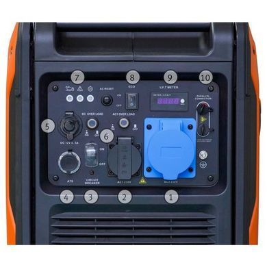 Инверторный генератор Unicraft PG-I 55 SE-S HC, 5.5 кВт (5 кВт ном.), 230 В, 11 л
