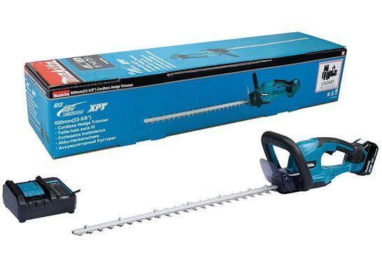 Аккумуляторный кусторез Makita DUH607F001 18 В, 3 Ah, шина 600 мм, рез 15 мм