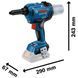 Аккумуляторный заклепочный пистолет Bosch PRO GRG 18V-16 C, 18 В, 16 кН