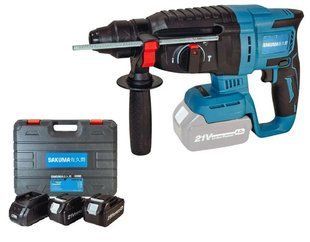 Аккумуляторный перфоратор SDS Plus SAKUMA CHR2621B-CORE SET224SB 21В, 2.6 Дж