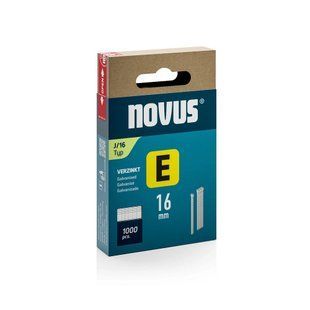 Цвяхи для степлера NOVUS NAILS E J 16MM 1000PCS (044-0089)