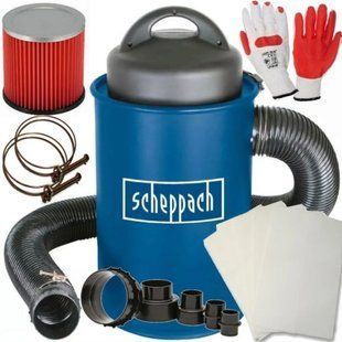 Витяжна установка Scheppach, HA 1000, 1,1 кВт, 220В, контейнер 70л, з адаптером