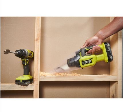 Акумуляторний ручний пилосос Ryobi RHV18-0 ONE+ 18В, контейнер 0,6 л, HEPA 11 (без АКБ і ЗП)