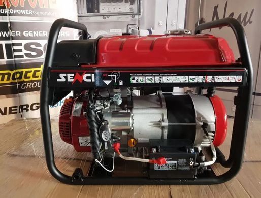 Генератор бензиновый 3 кВт с эл. стартером SENCI SC7000E