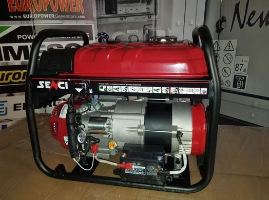 Генератор бензиновый 3 кВт с эл. стартером SENCI SC7000E