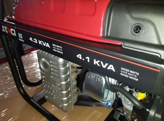 Генератор бензиновый 3 кВт с эл. стартером SENCI SC7000E
