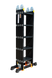 Лестница-трансформер GTM KMP405A 4*5сх. 1,45-5,75м анодированный алюминий