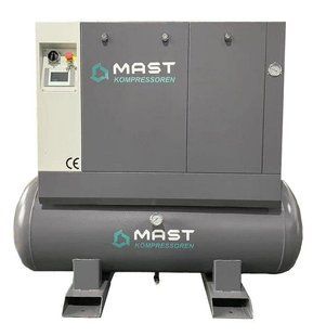 Винтовой компрессор Mast LZN-10 COMBO inverter (осушитель + ресивер 500 л)