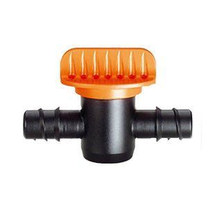Кран 16 мм Claber прохідний для краплинної трубки 1/2", ок