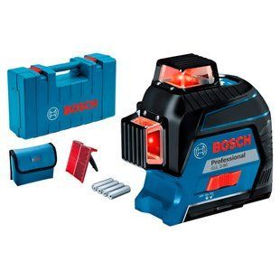 Лазерний нівелір Bosch Professional GLL 3-80, 3&times;360&deg;, 30/120 м, &plusmn;0,2 мм/м