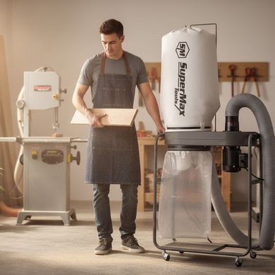 Стружкоотсос Laguna Supermax 1,5HP, 220 В, 1100 Вт, 34 м&sup3;/хв