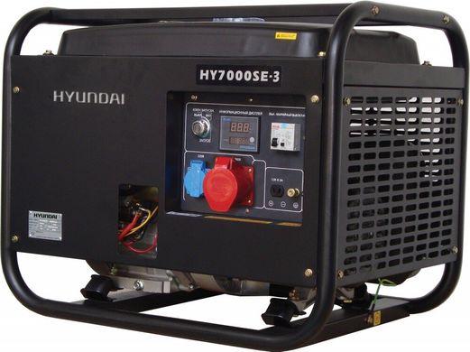 Бензиновий генератор Hyundai HY7000SE-3